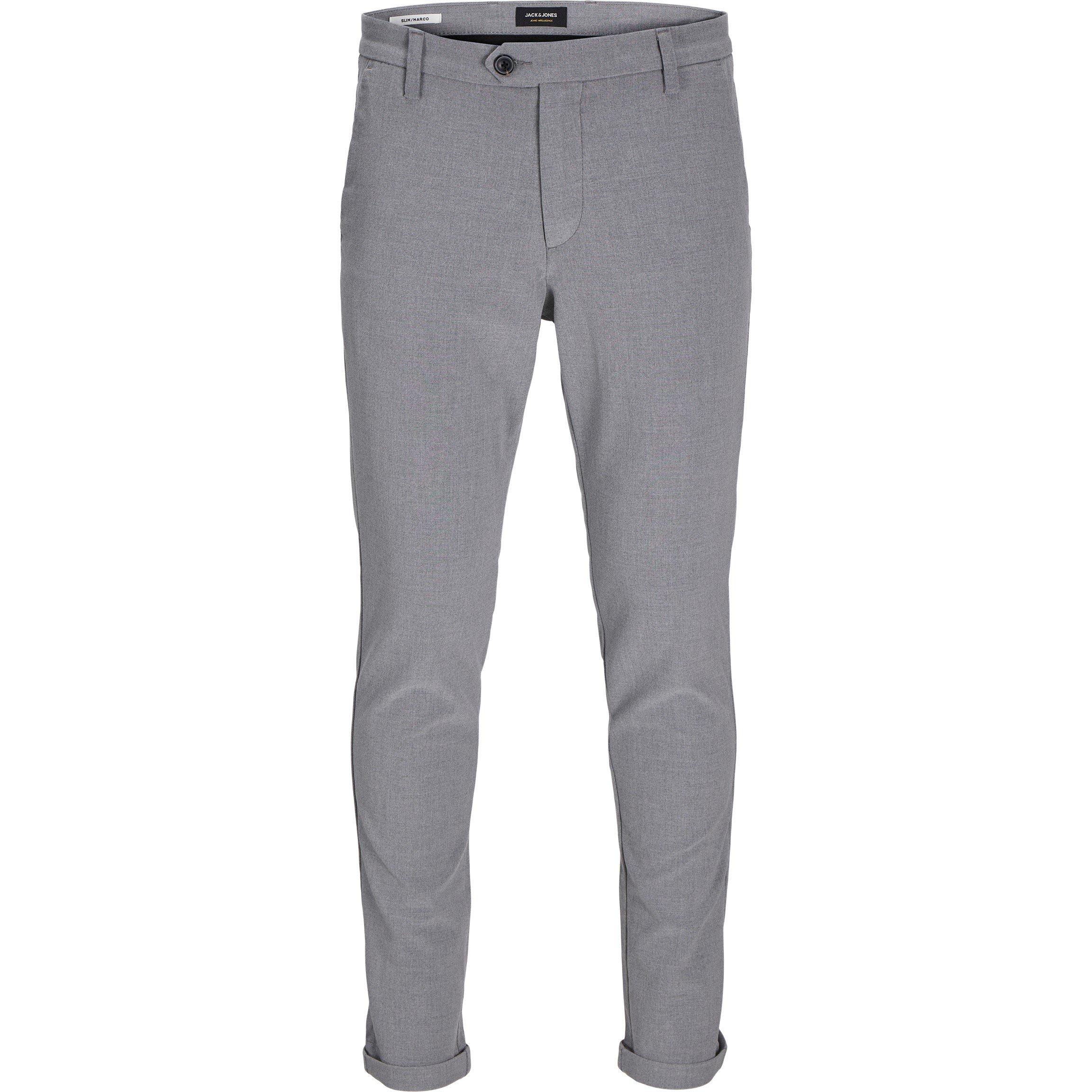 Grijs Melange - Jack and Jones - Connor Chino Trouser - 6