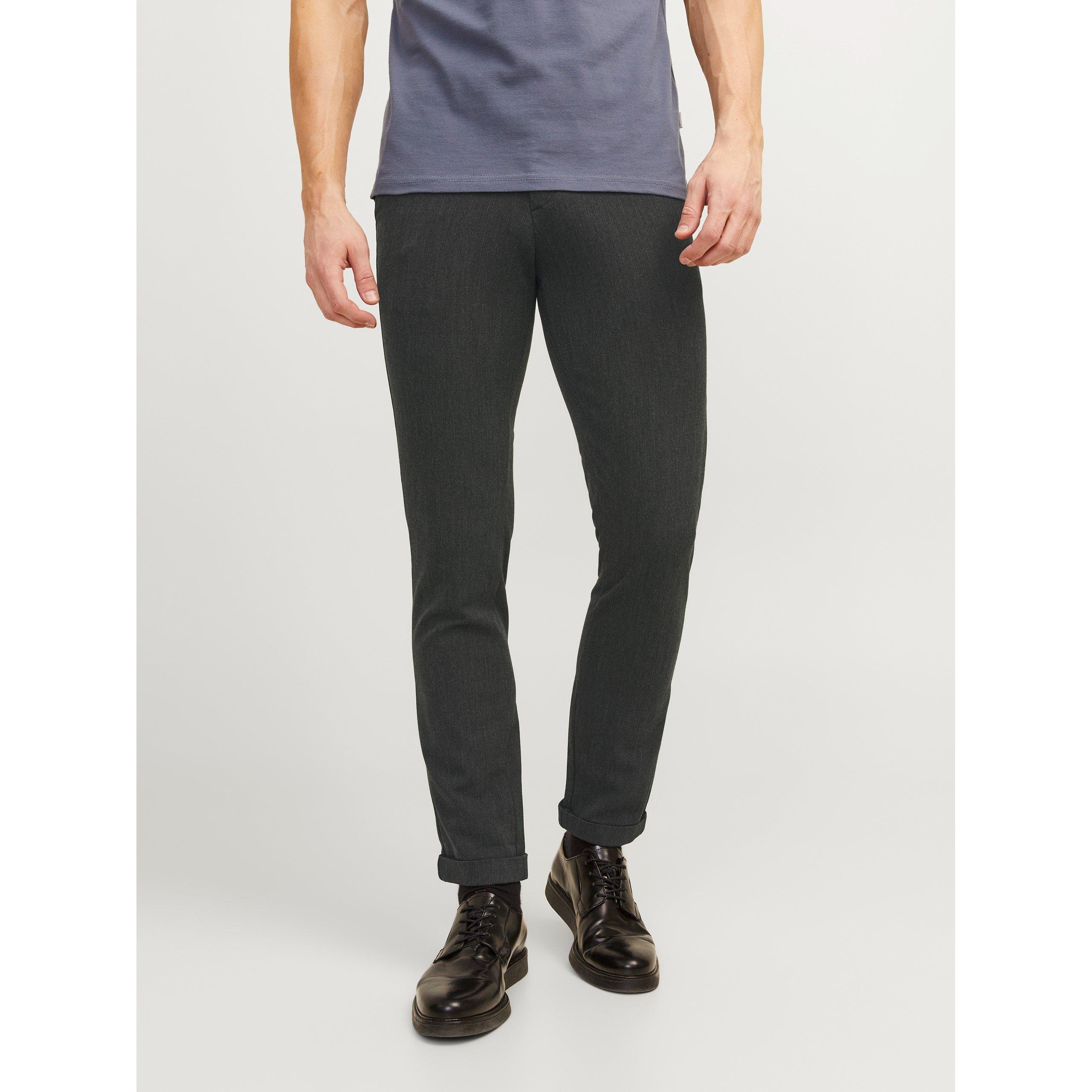Jack And Jones Men's Connor Chino Trouser - Dark Grey - 30W R