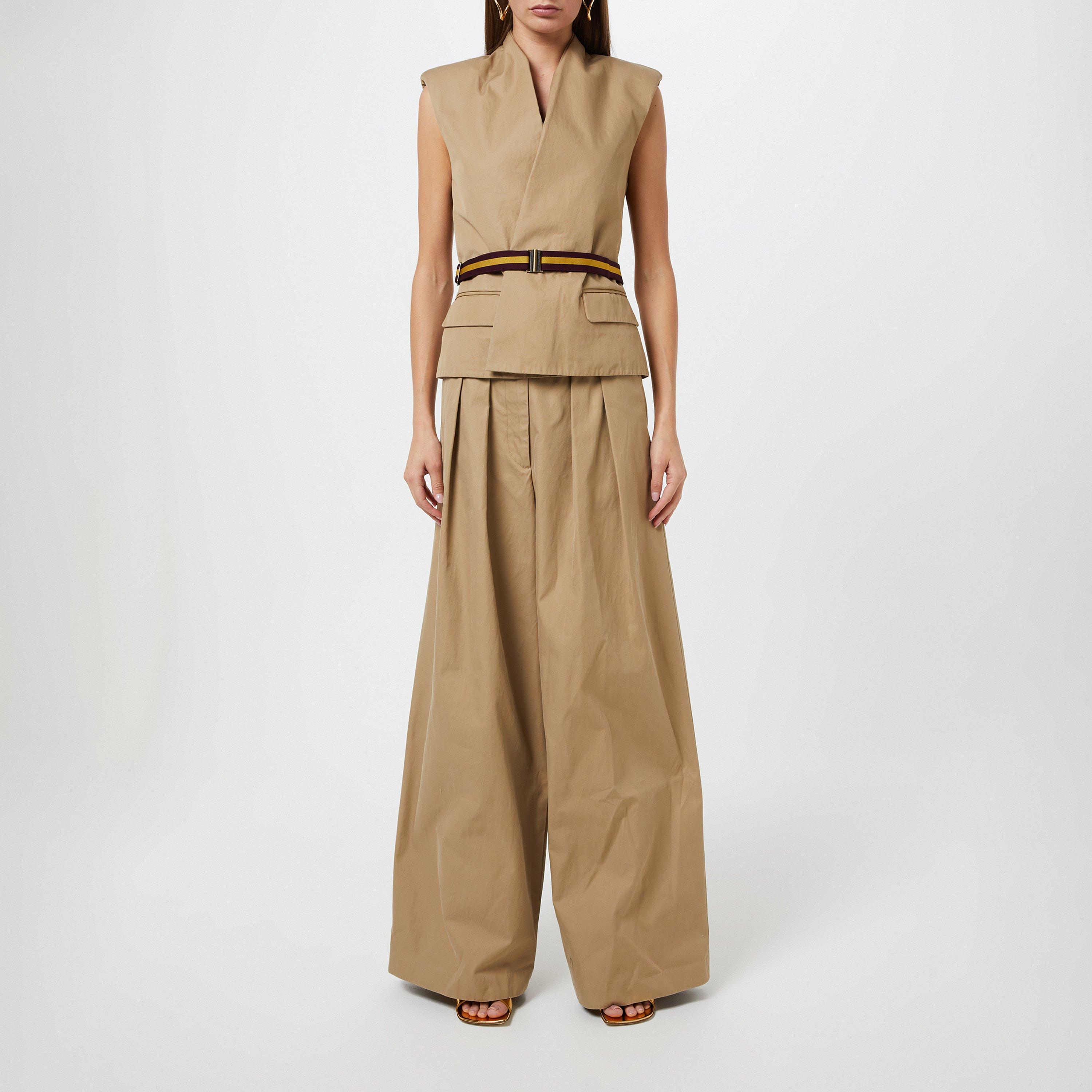 BEIGE - Dries Van Noten - Vilian Sleeveless Jacket - 4