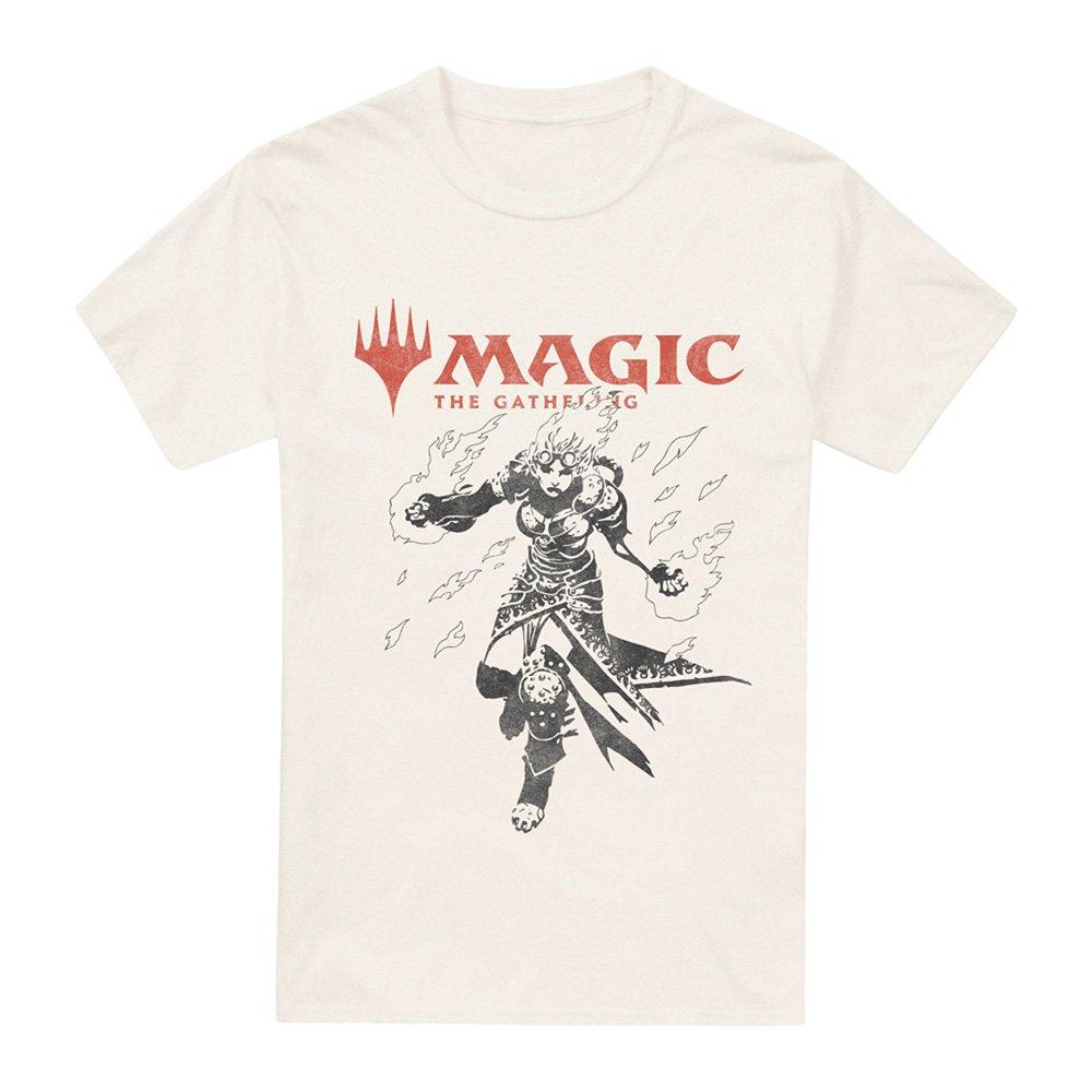 Natural - Magic the Gathering - Magic The Gathering Chandra Mens T-Shirt Natural - 4