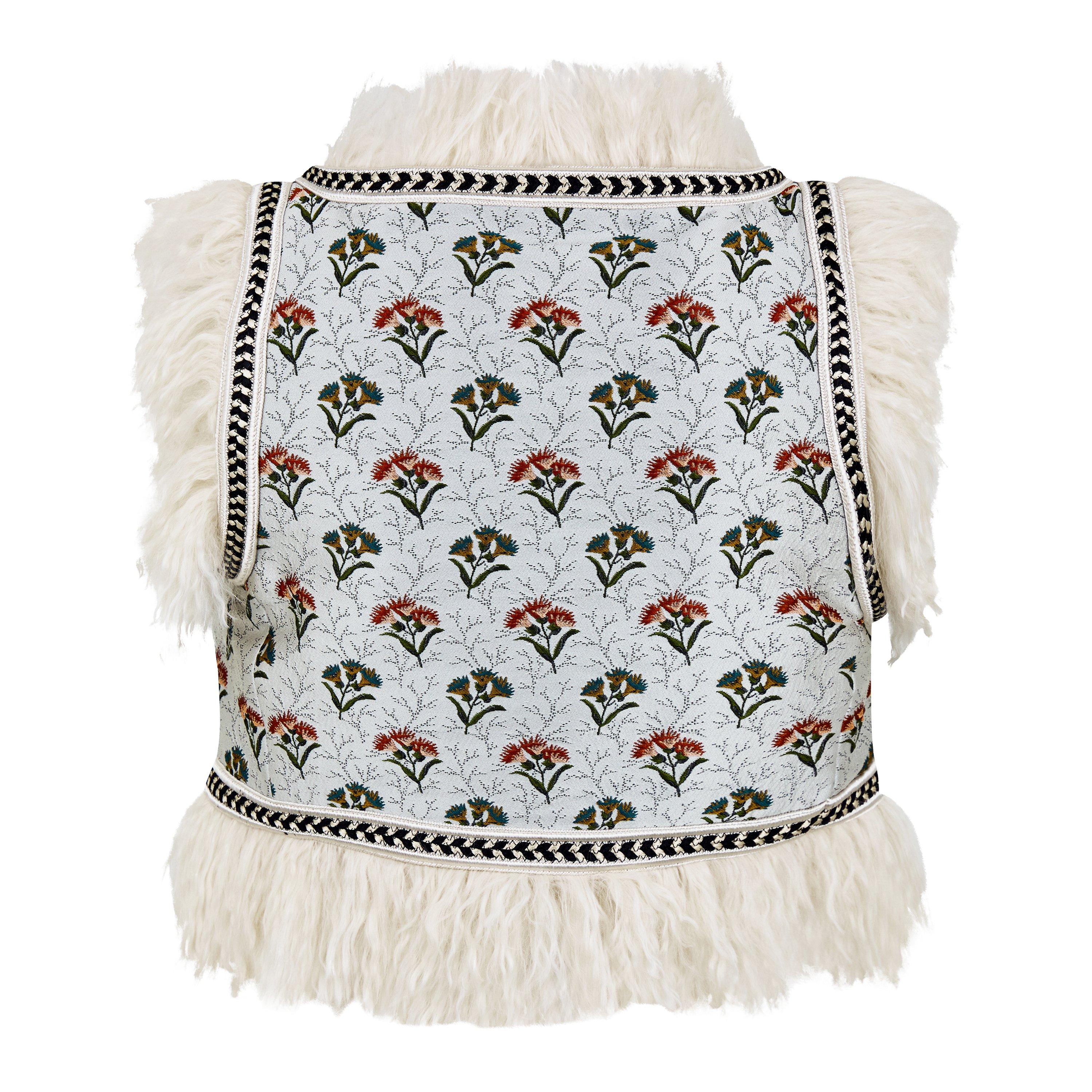 Ivory/Multi - Giambattista Valli - Jacquard Waistcoat - 6