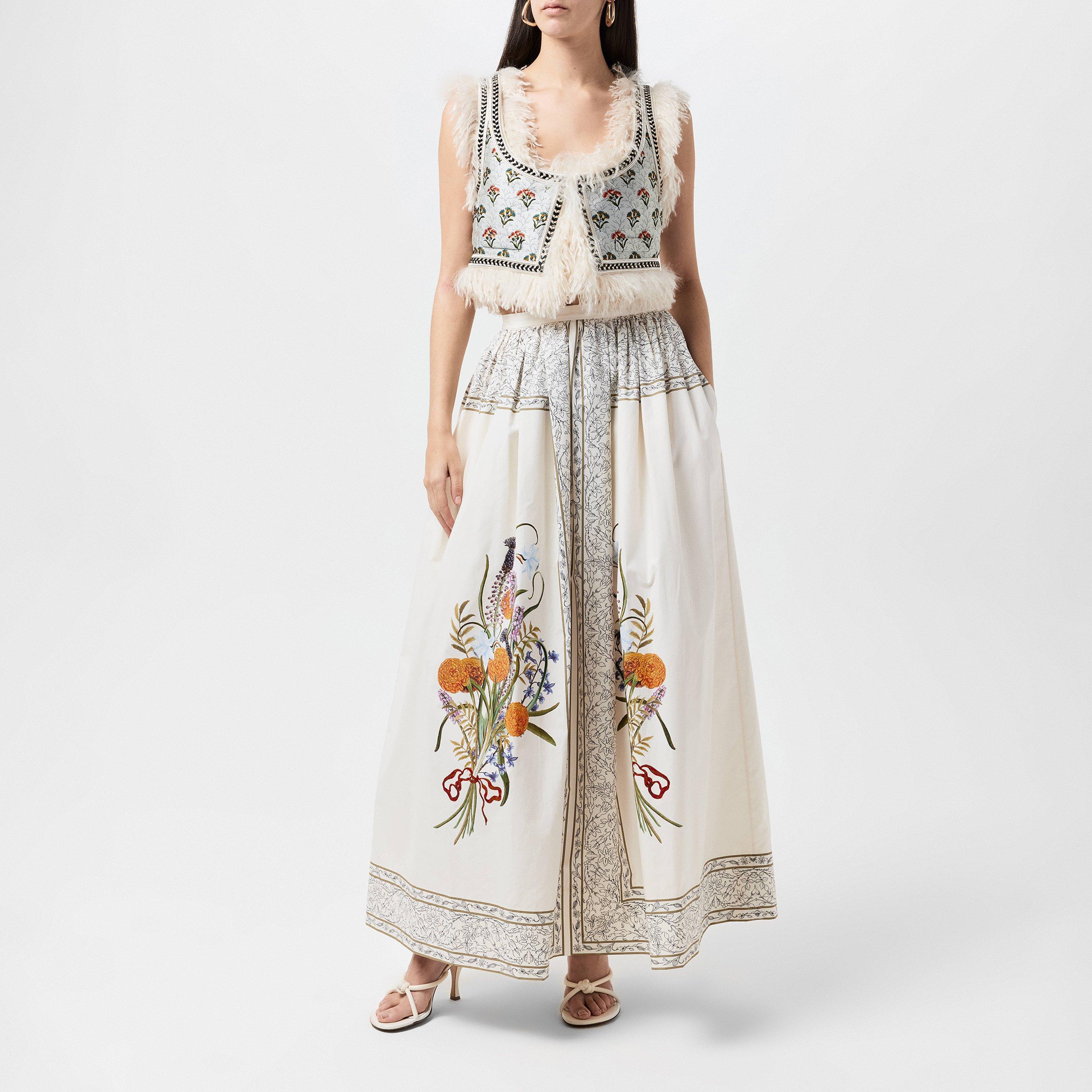 Ivory/Multi - Giambattista Valli - Jacquard Waistcoat - 4