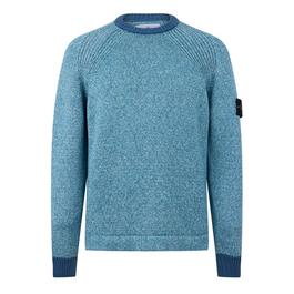 Stone Island Spray Tape Knit Sweatshirt