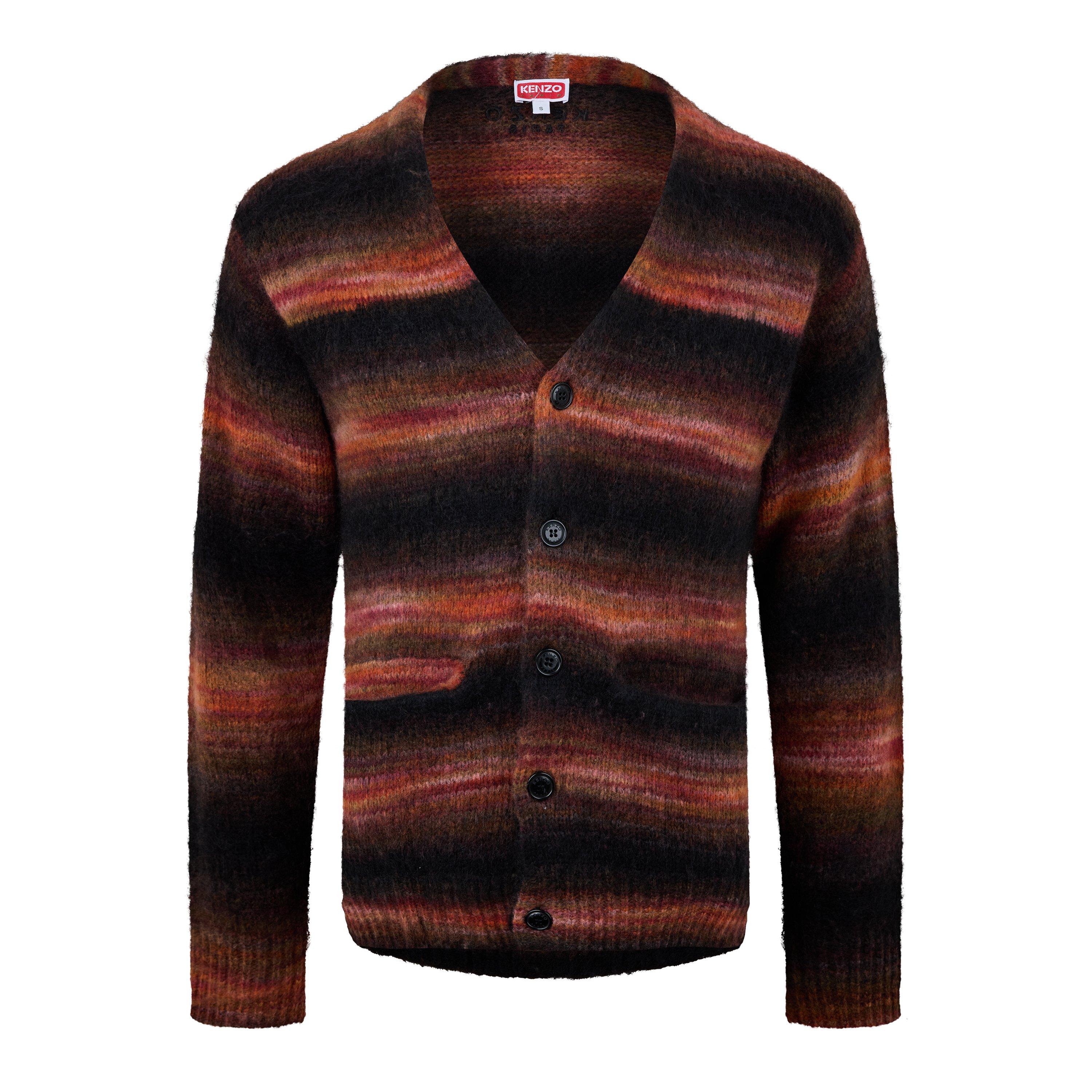 Red - Kenzo - Men's Mohair Cardigan - 7