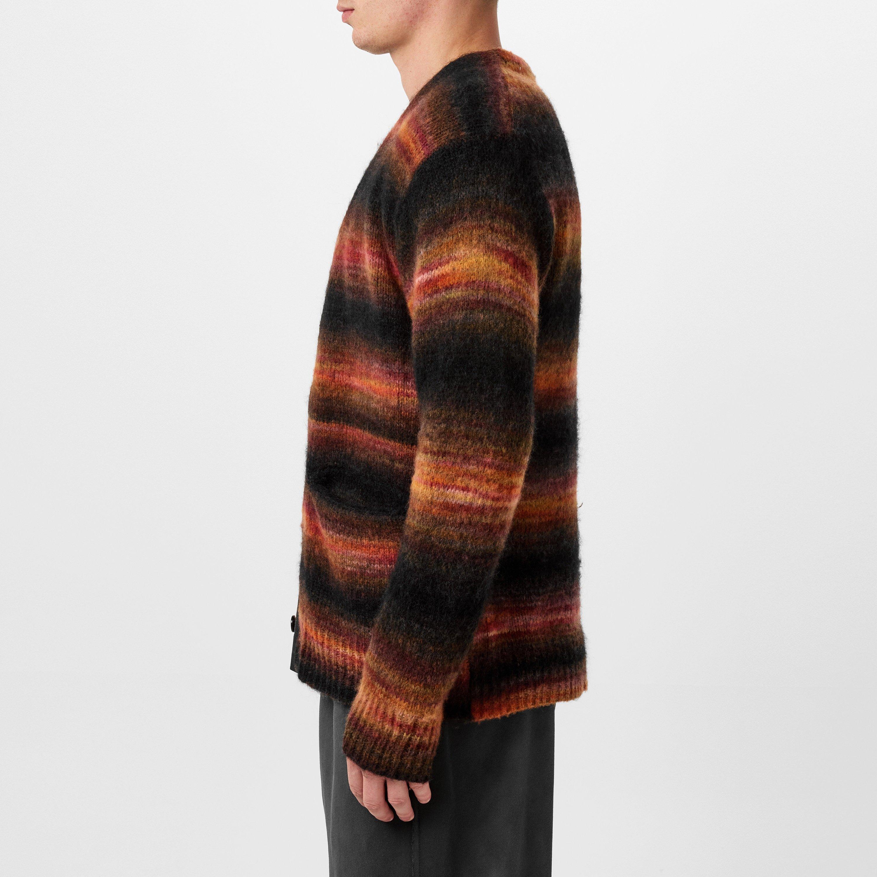 Red - Kenzo - Men's Mohair Cardigan - 5