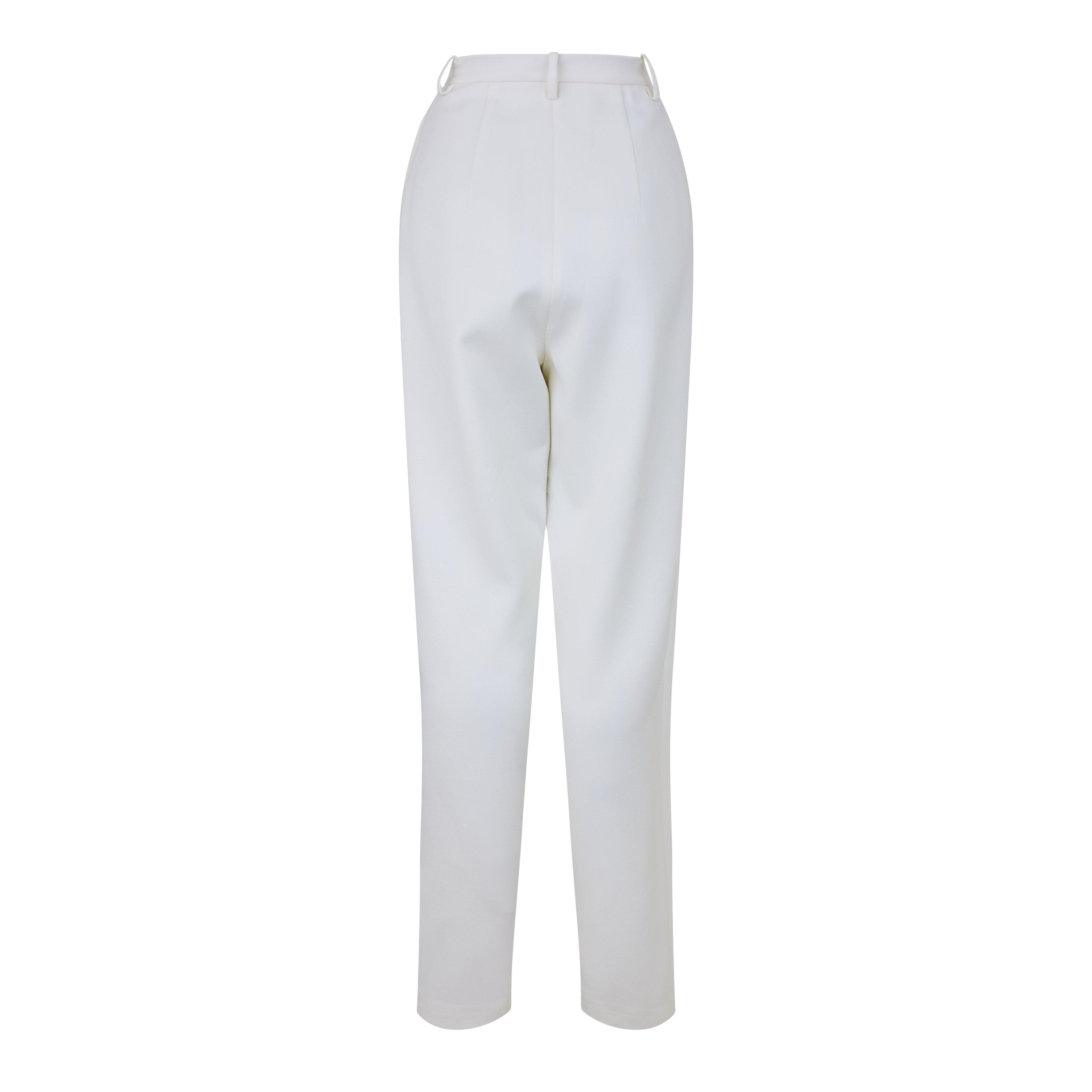 Cream - Magda Butrym - Women's Tailored Trousers - 2
