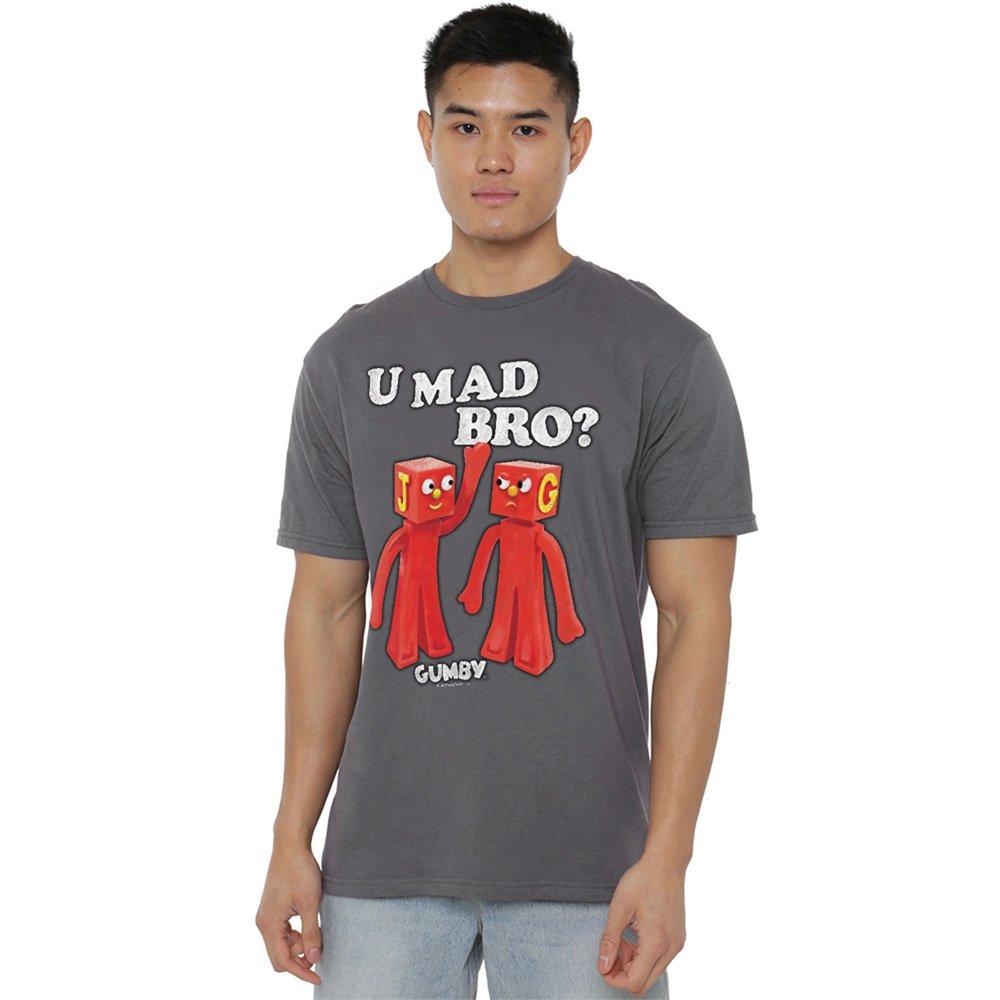 Grey - Other - Gumby U Mad Bro T Shirt Charcoal - 1
