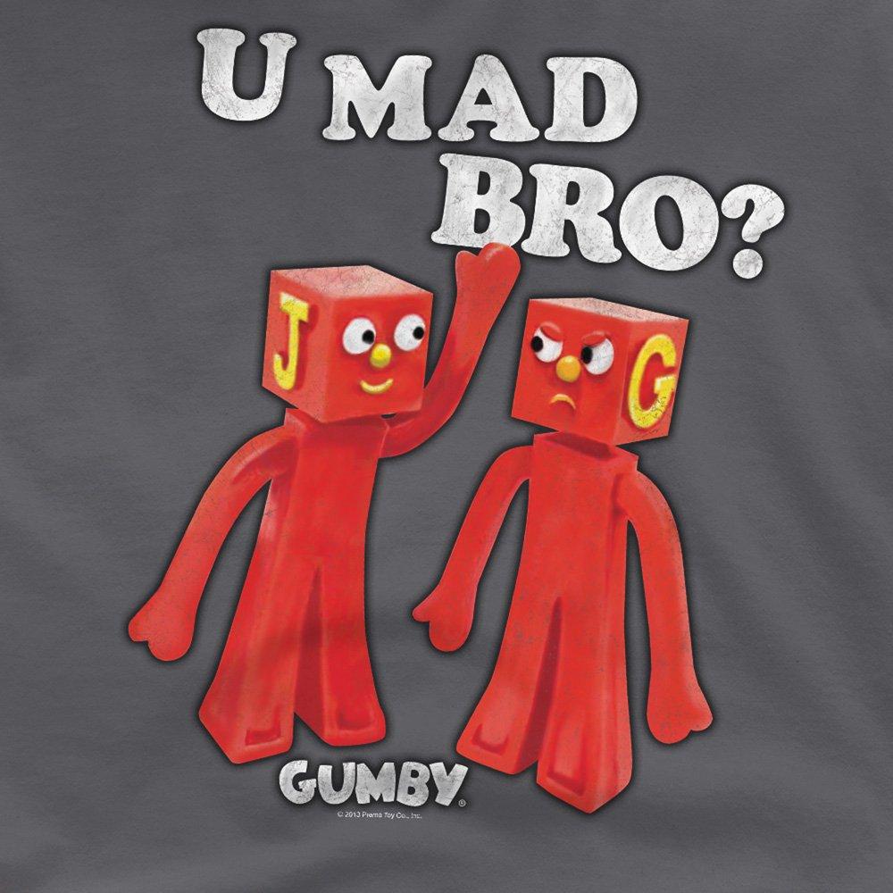 Grey - Other - Gumby U Mad Bro T Shirt Charcoal - 2