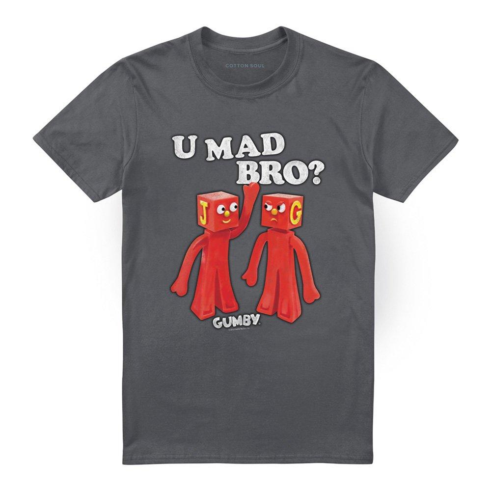 Grey - Other - Gumby U Mad Bro T Shirt Charcoal - 4