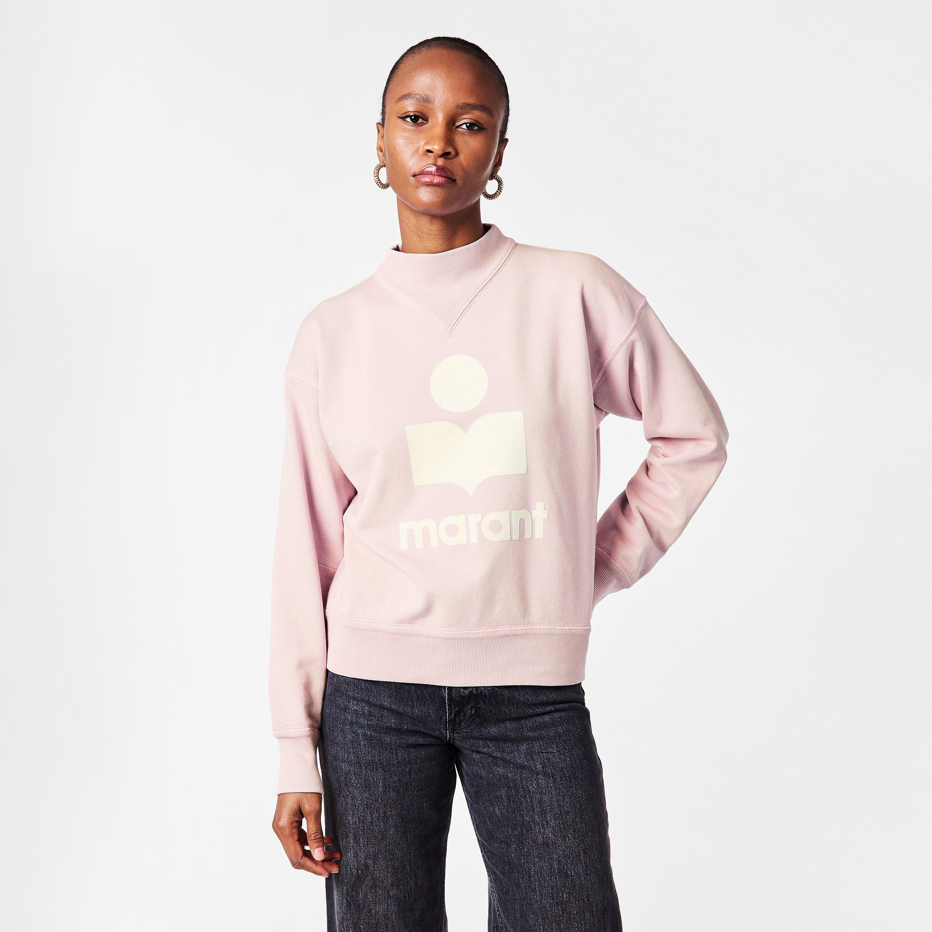 Pink/Ecru LKEC - Marant Etoile - Women's Moby Crew Neck Jumper - 2