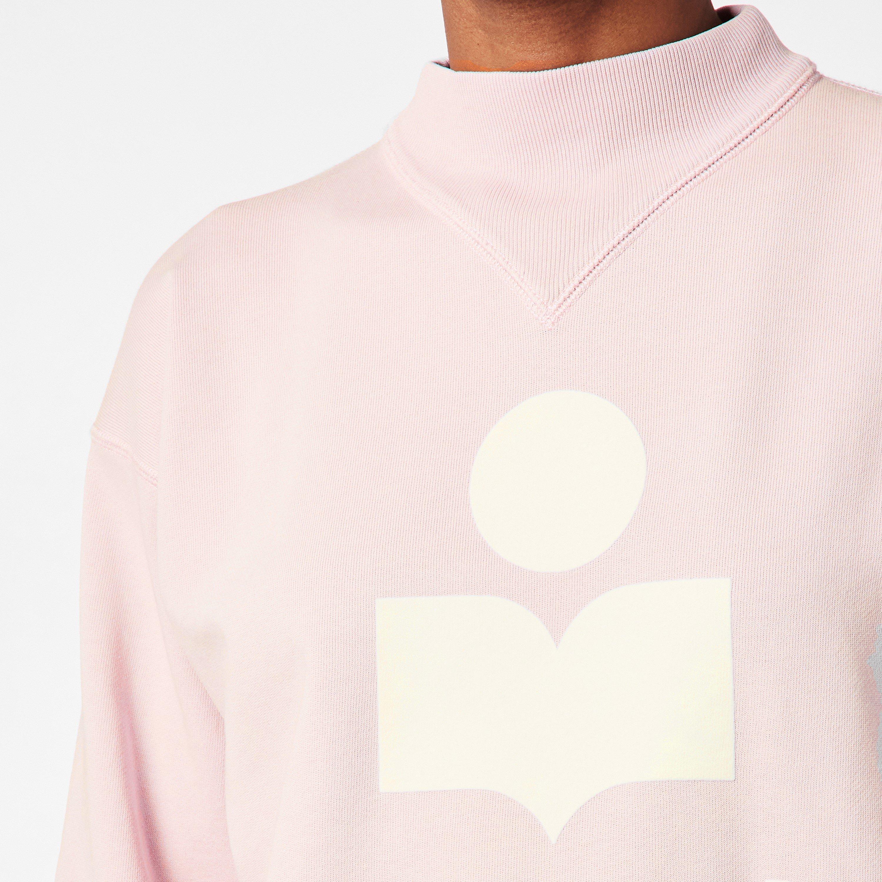 Pink/Ecru LKEC - Marant Etoile - Women's Moby Crew Neck Jumper - 4