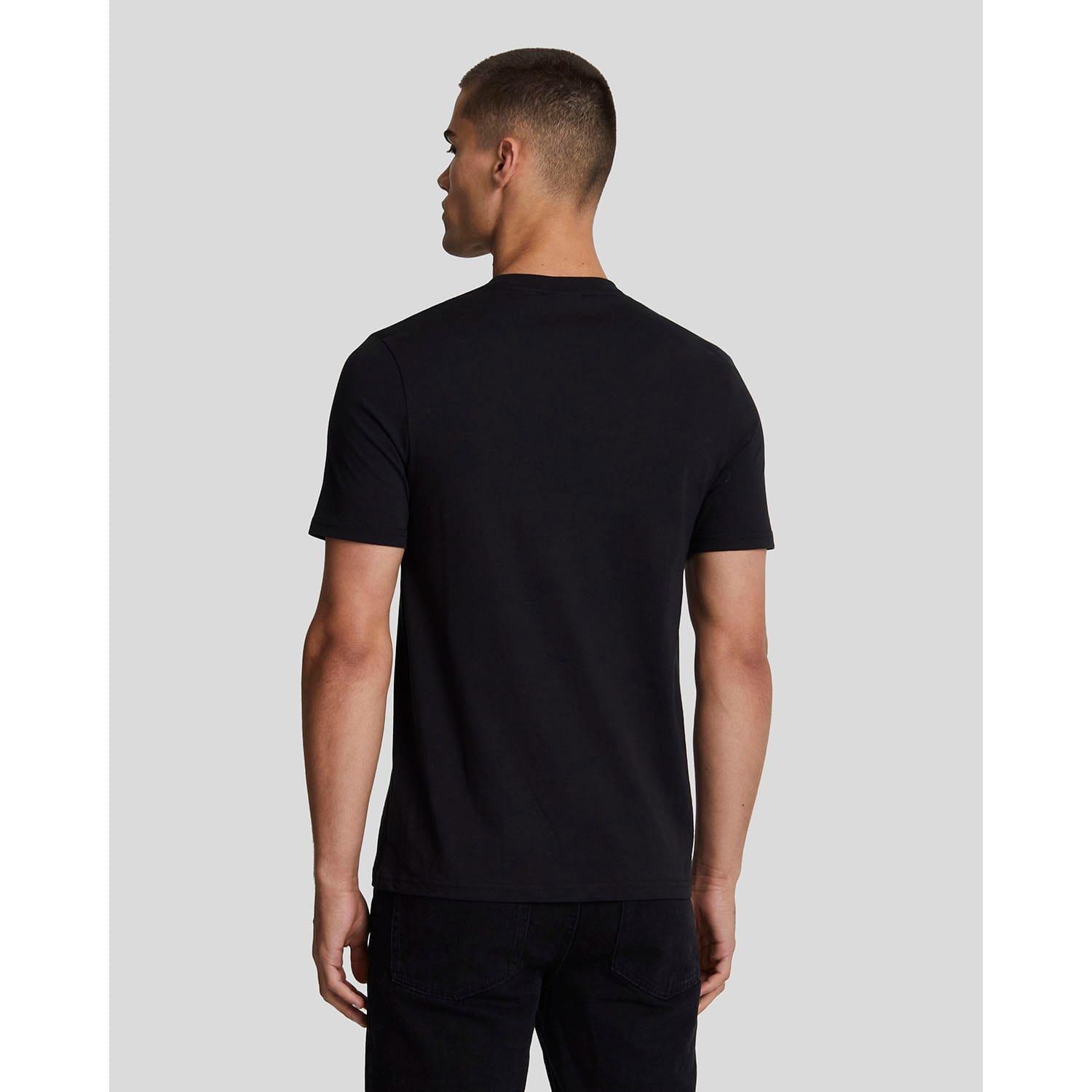 Black - Lyle and Scott - Tonal Pocket T-Shirt - 2