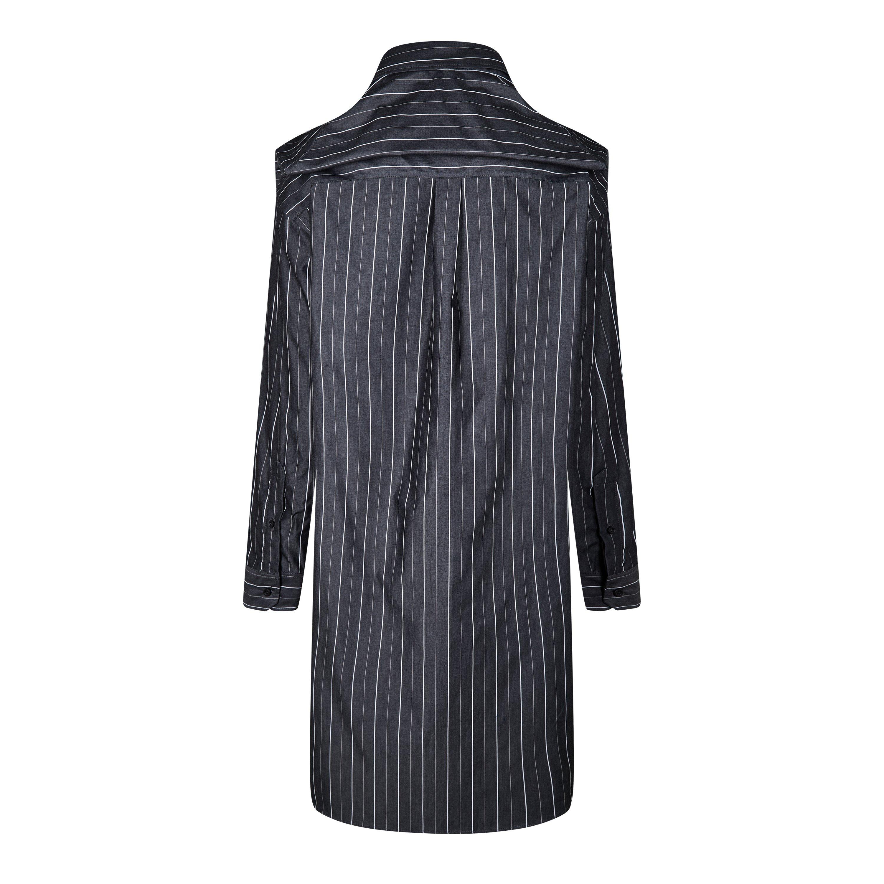 Evergreen Grey - Y Project - Women's Long-Sleeve Patterned Shirt - 2