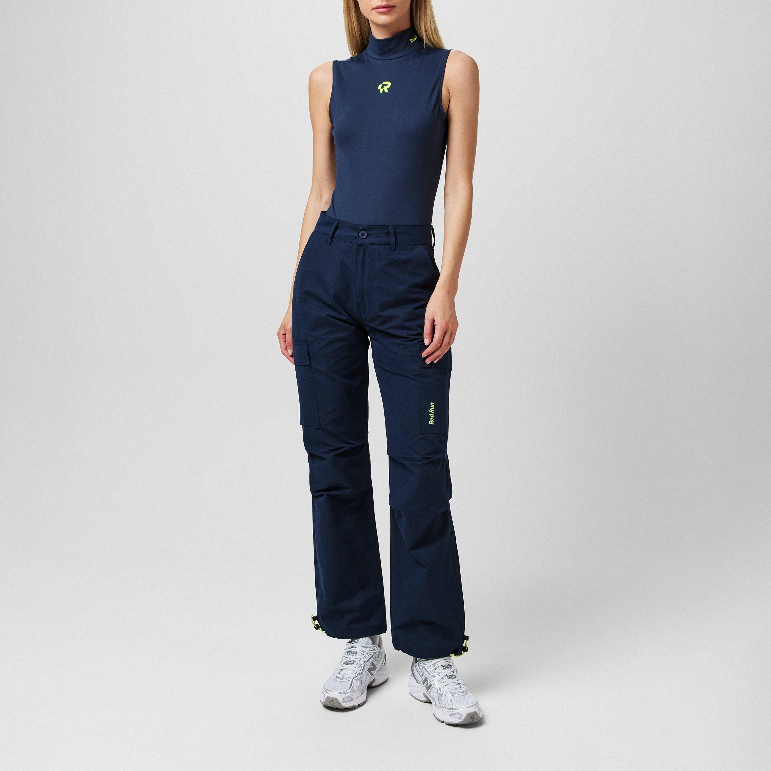 Navy Urban - Red Run - Women's Bodysuit - 4