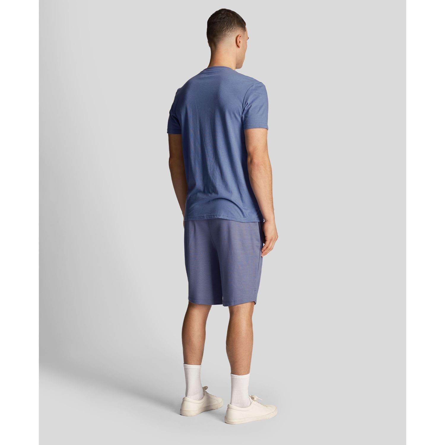 Blue - Lyle and Scott - Fly Fleece Shorts - 3