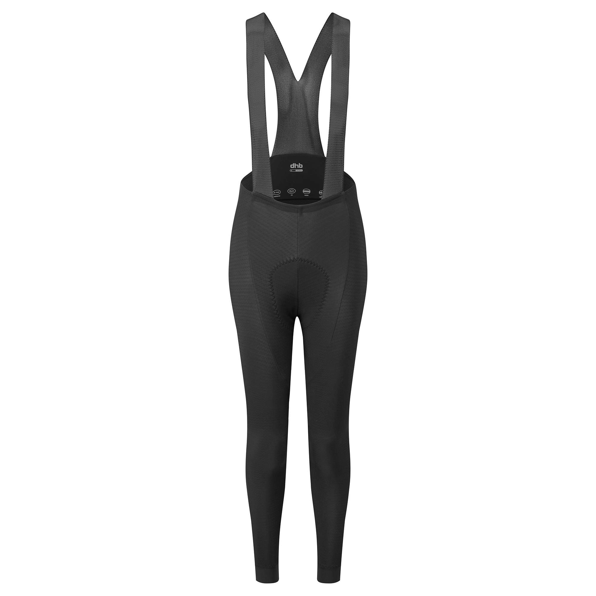 Black - Dhb - Aeron Lab Thermal Bib Tights - 1