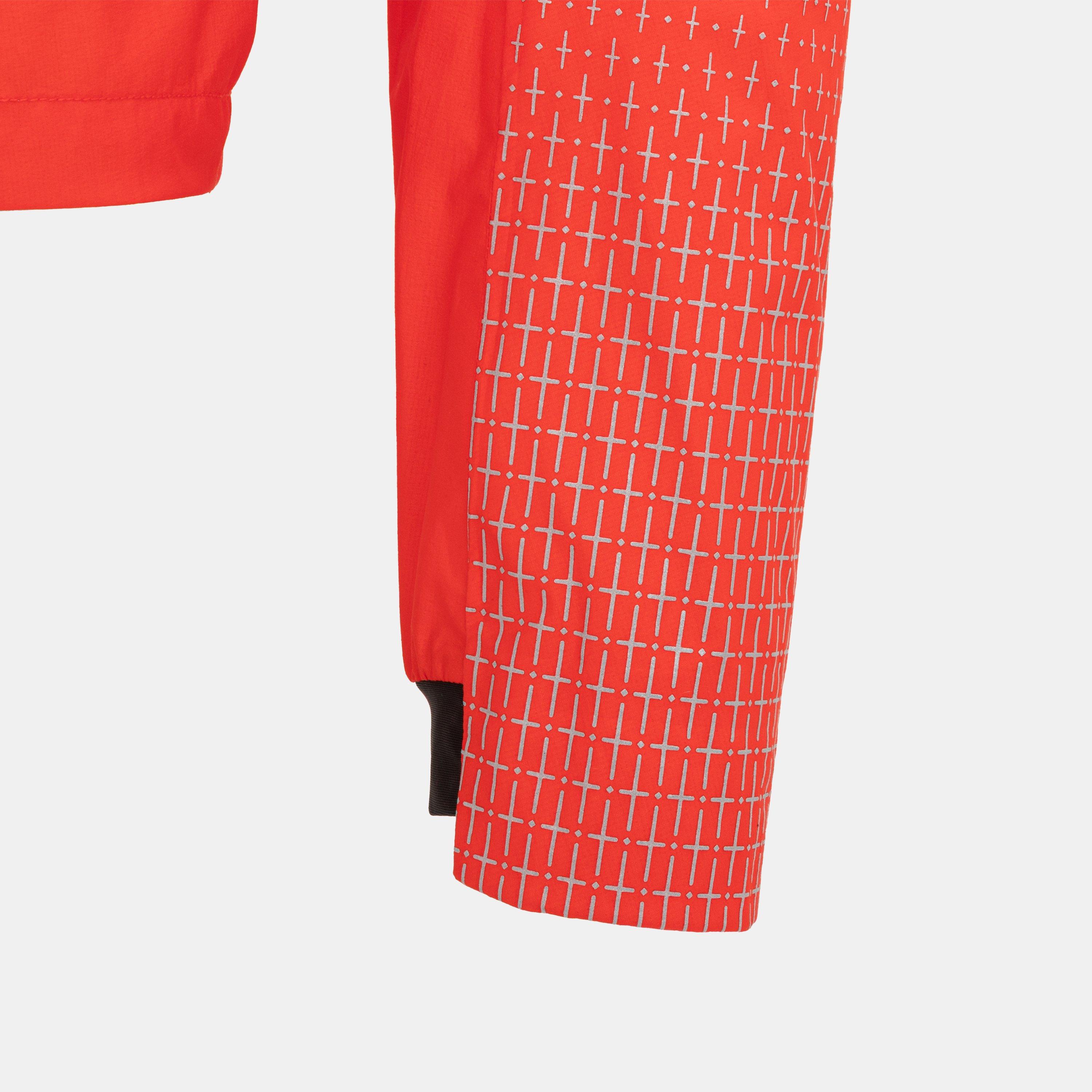 Rosso - Dhb - Aeron Tempo Waterproof Reflective Long Sleeve Performance Cycling Jacket - 6