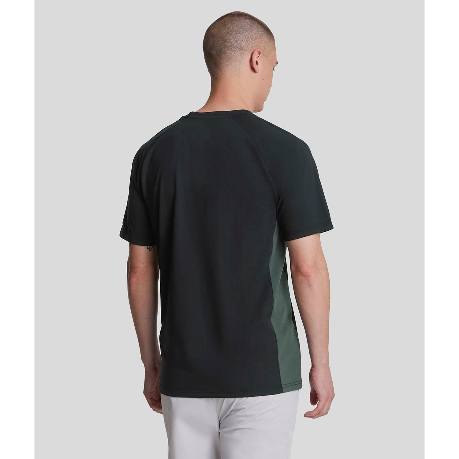 Black - Lyle and Scott - Colour Block Core T-Shirt - 2