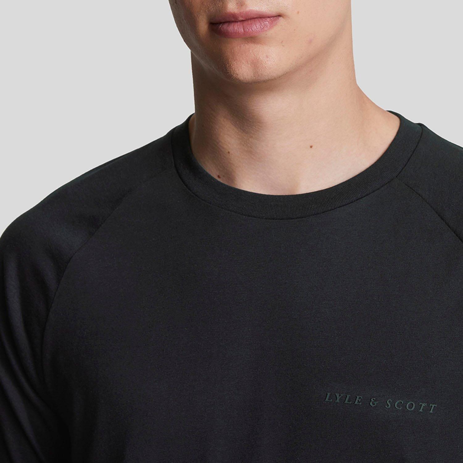 Black - Lyle and Scott - Colour Block Core T-Shirt - 3