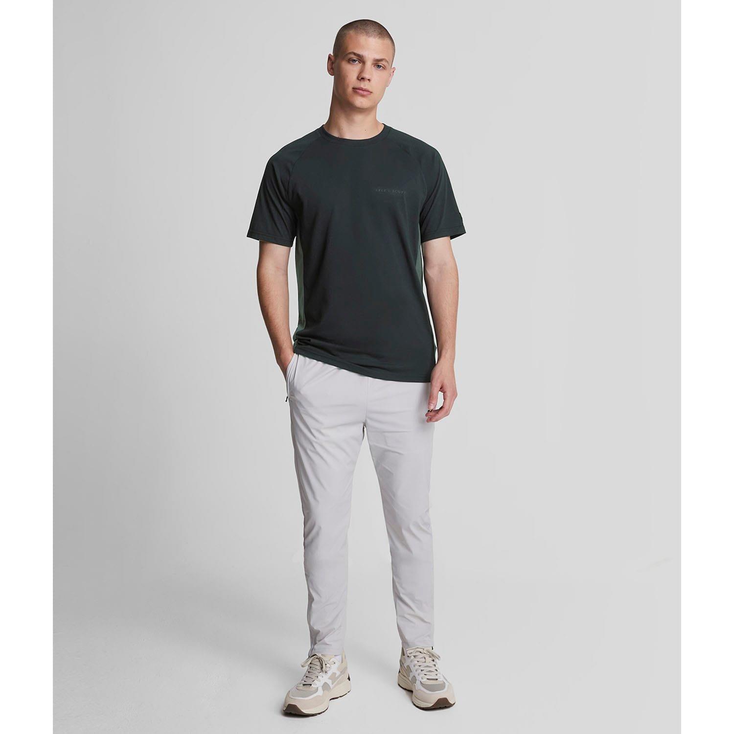 Black - Lyle and Scott - Colour Block Core T-Shirt - 5