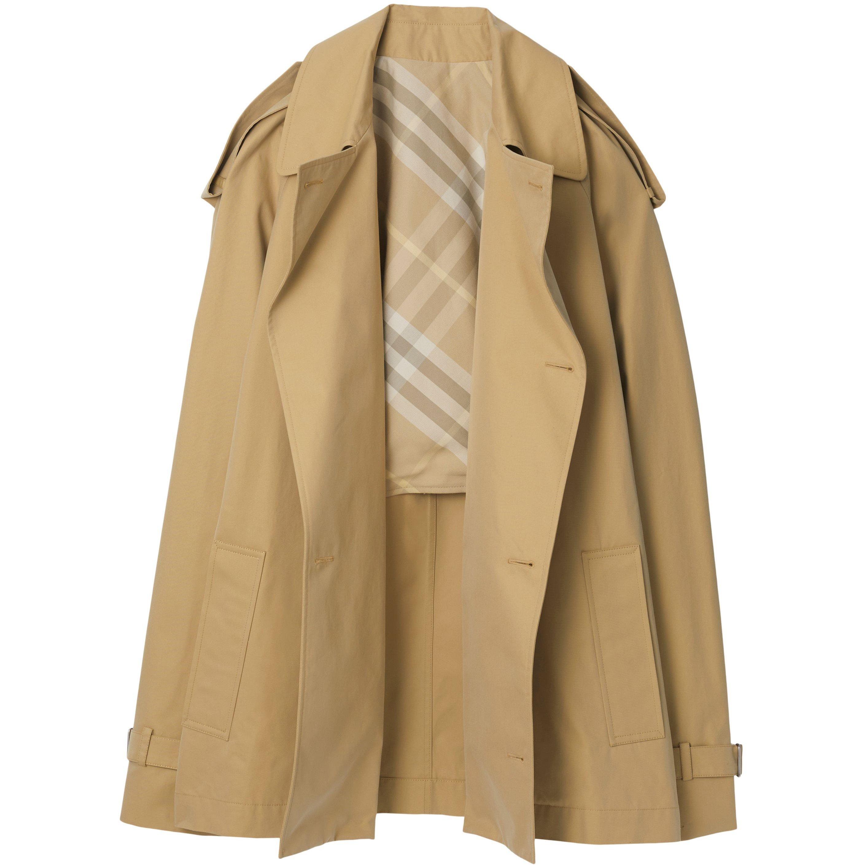 Burberry Short Gabardine Trench Trench Coats Cruise