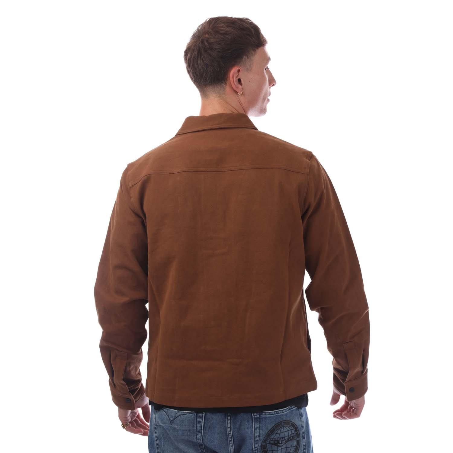 Brown - Hugo - Evalom Corduroy Overshirt - 3