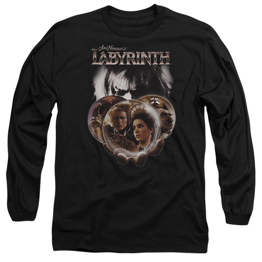 Black - Other - Labyrinth Globes Long Sleeve T-Shirt Black - 1