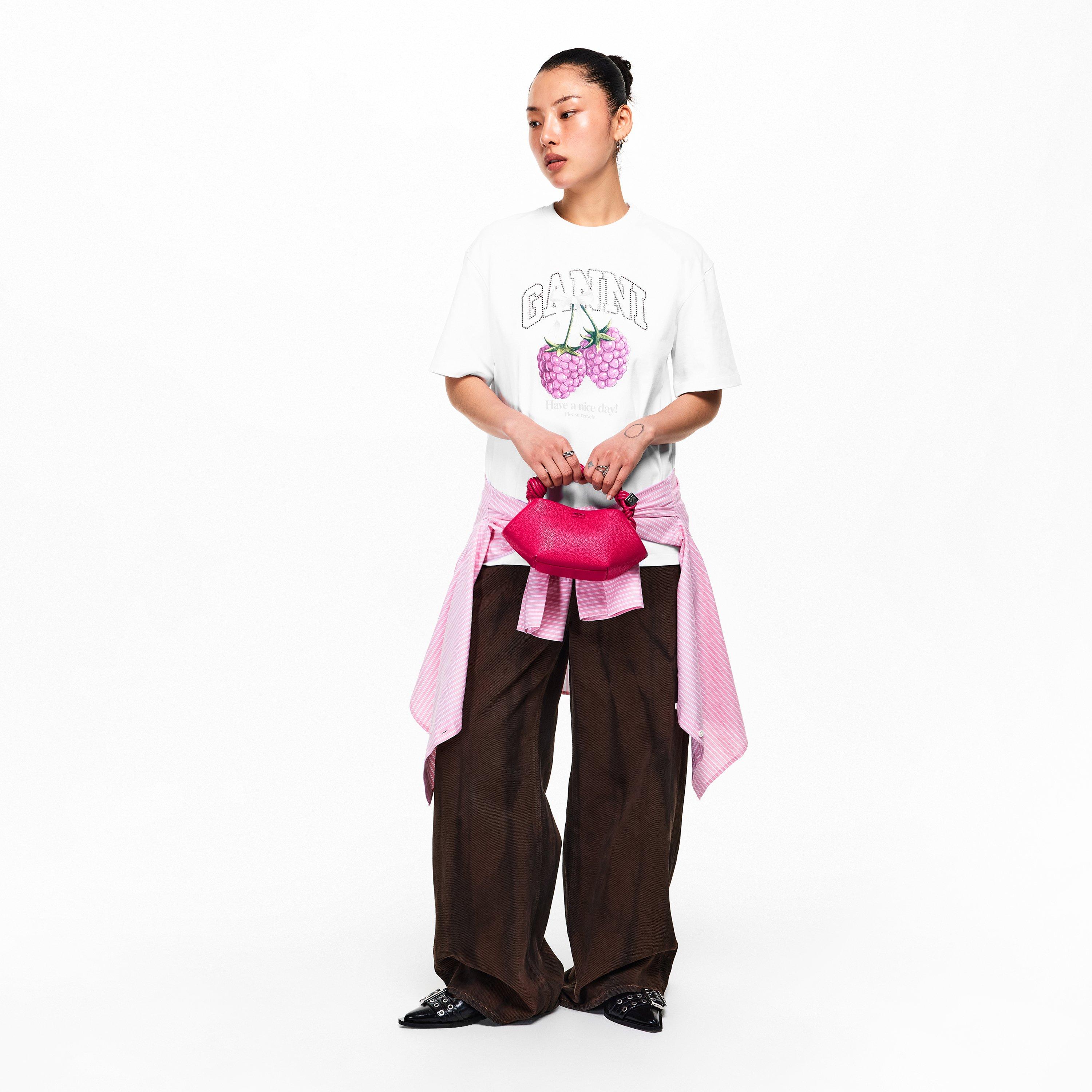 Bright White - Ganni - Women's Baby Tee - 6