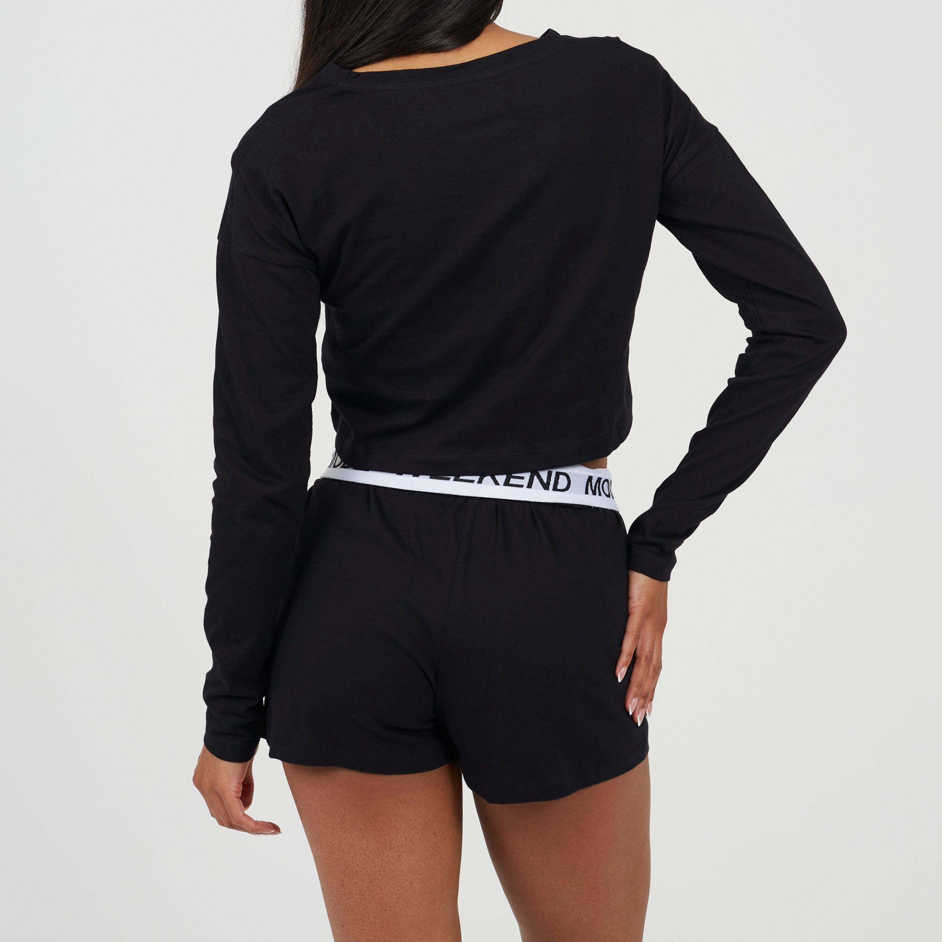 Black - Brave Soul - Womens Weekend Mode Lounge Sets - 2