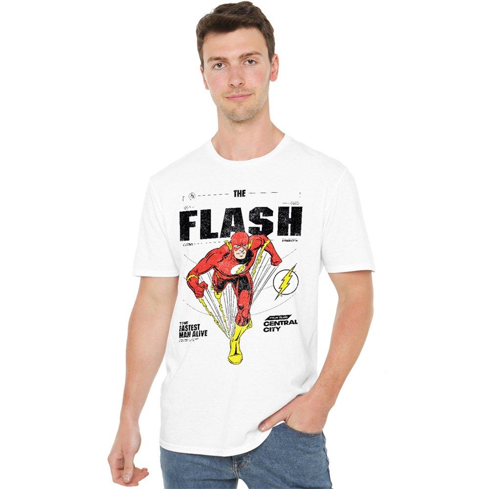 White - DC Comics - The Flash Fastest Man Alive T-Shirt White - 1