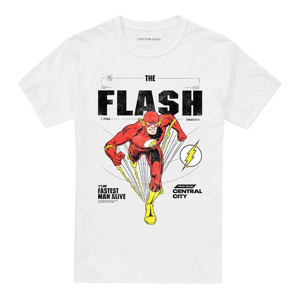 White - DC Comics - The Flash Fastest Man Alive T-Shirt White - 4
