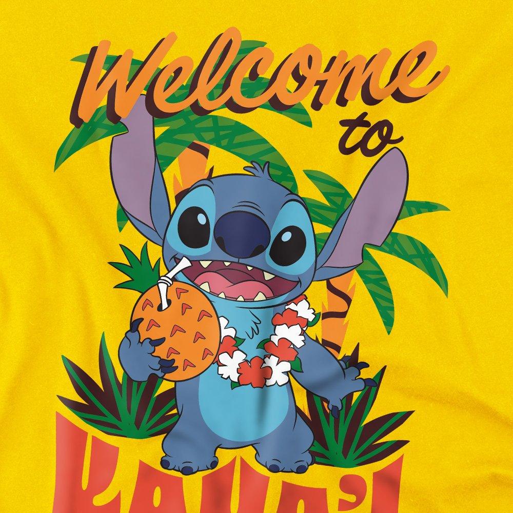 Yellow - Disney - Lilo&Stitch Kauai Postcard Kids T-Shirt Yellow - 2