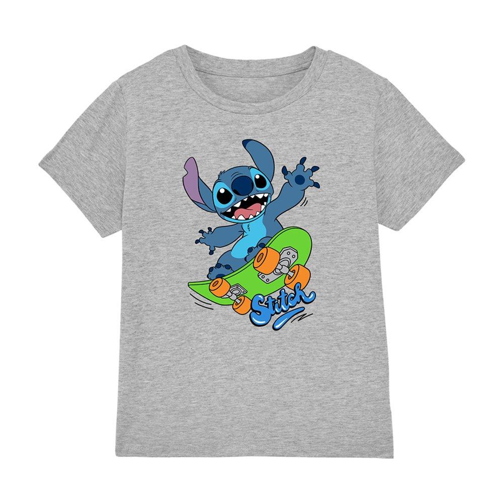 Disney Lilo&Stitch Skateboard Boys T-Shirt Athletic Heat