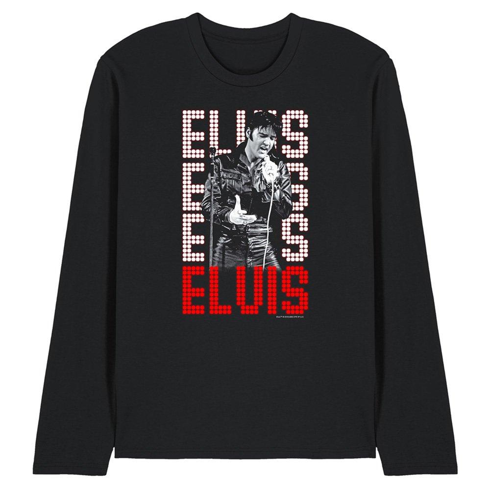 Black - Elvis Presley - Elvis Presley 1968 Long Sleeve T-Shirt Black - 1