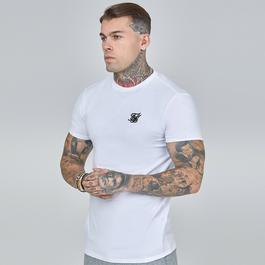 SikSilk Musc Fit Tee Sn44