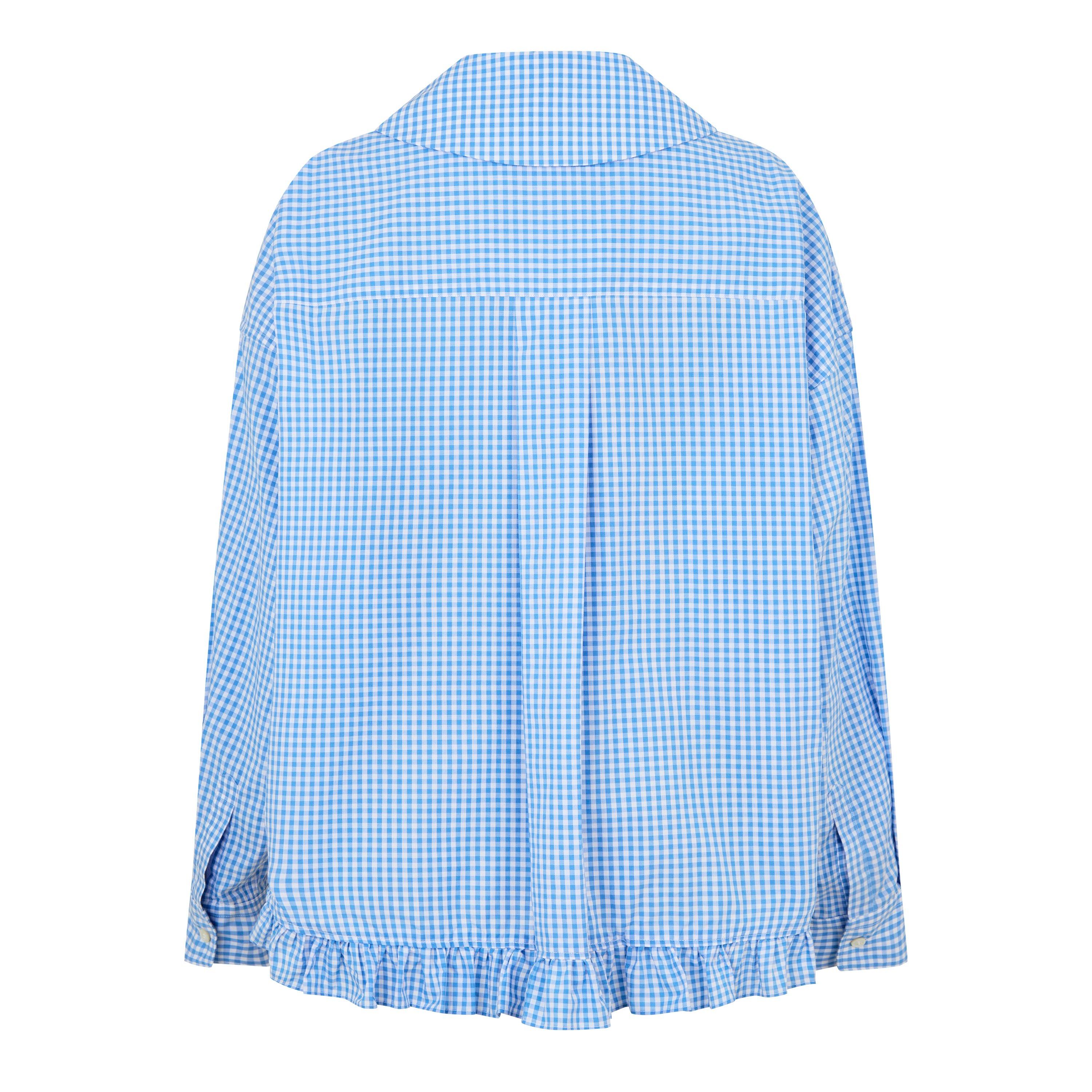 Blue/White - Comme des Garcons Girl - Oversized Gingham Shirt - 6