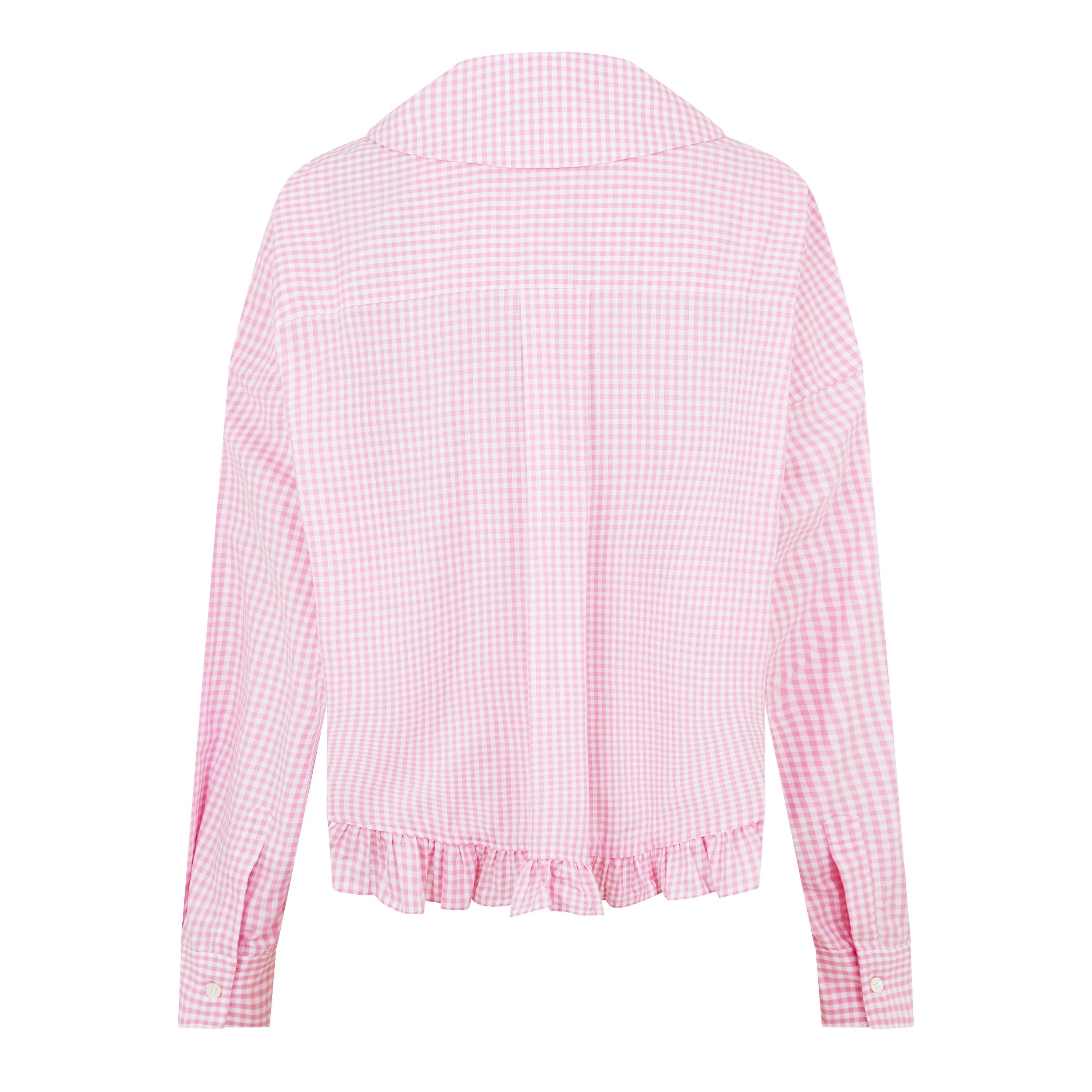 Pink/White - Comme des Garcons Girl - Oversized Gingham Shirt - 6