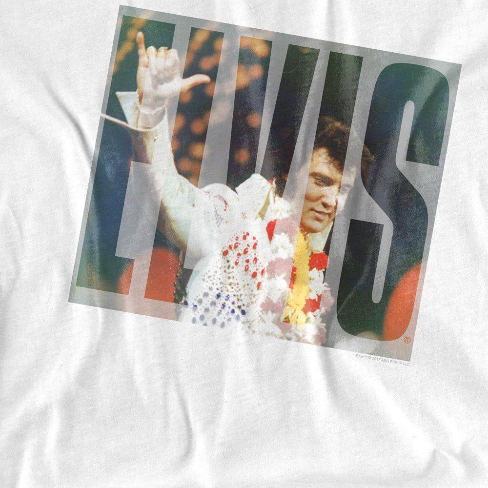 White - Elvis Presley - Aloha Knockout T-Shirt White - 2