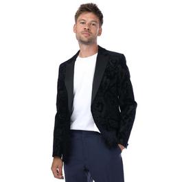 Ted Baker Bathj Velvet Jacquard Rose Blazer