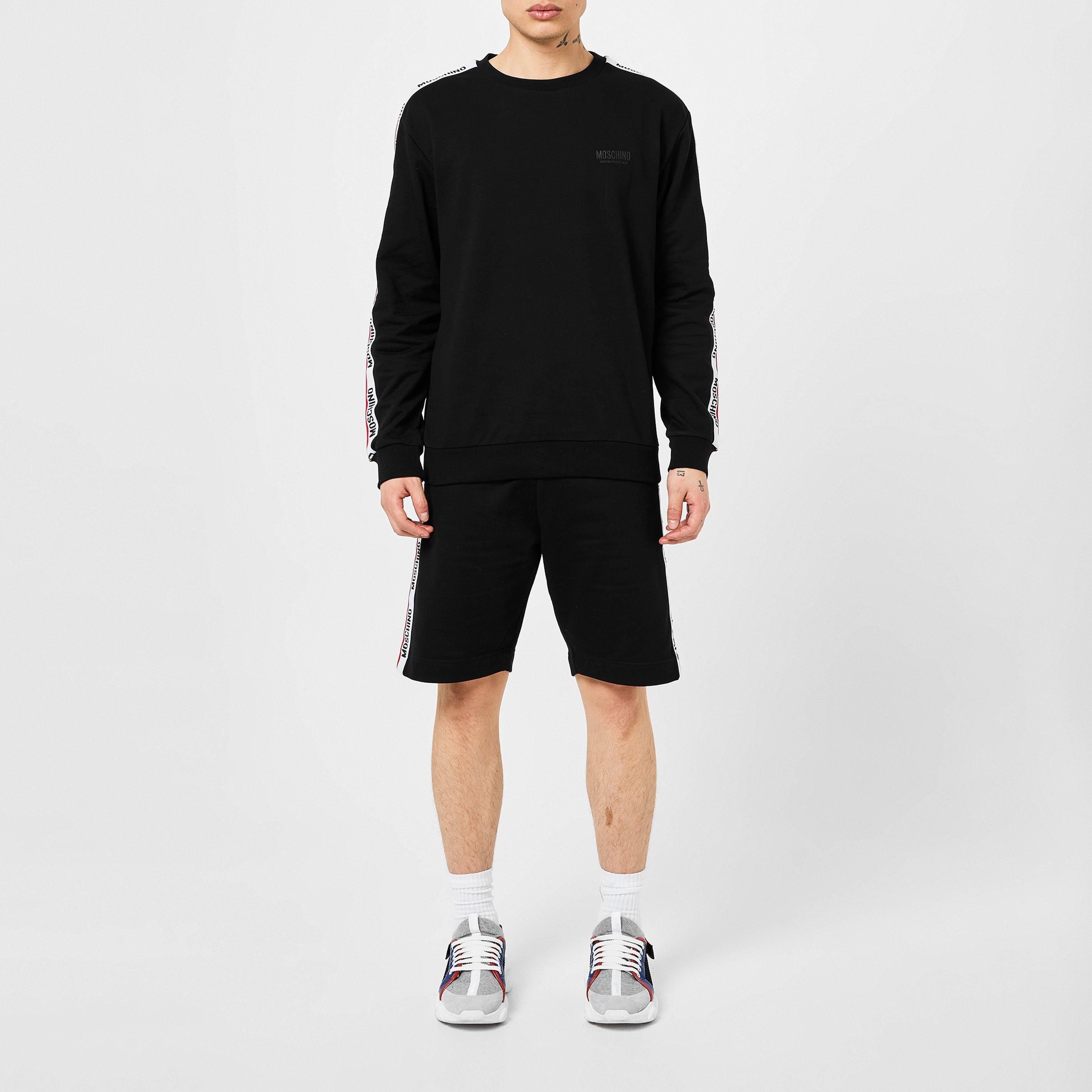 Black - Moschino - Men's Palazzo Trousers - 4