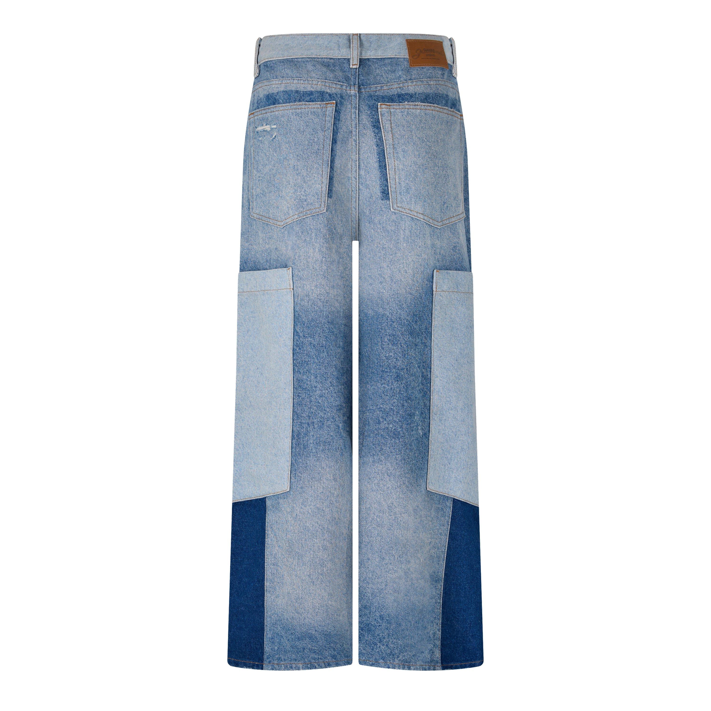 Mid Blu Vintage - Ganni - Women's Wide Leg Jeans - 2