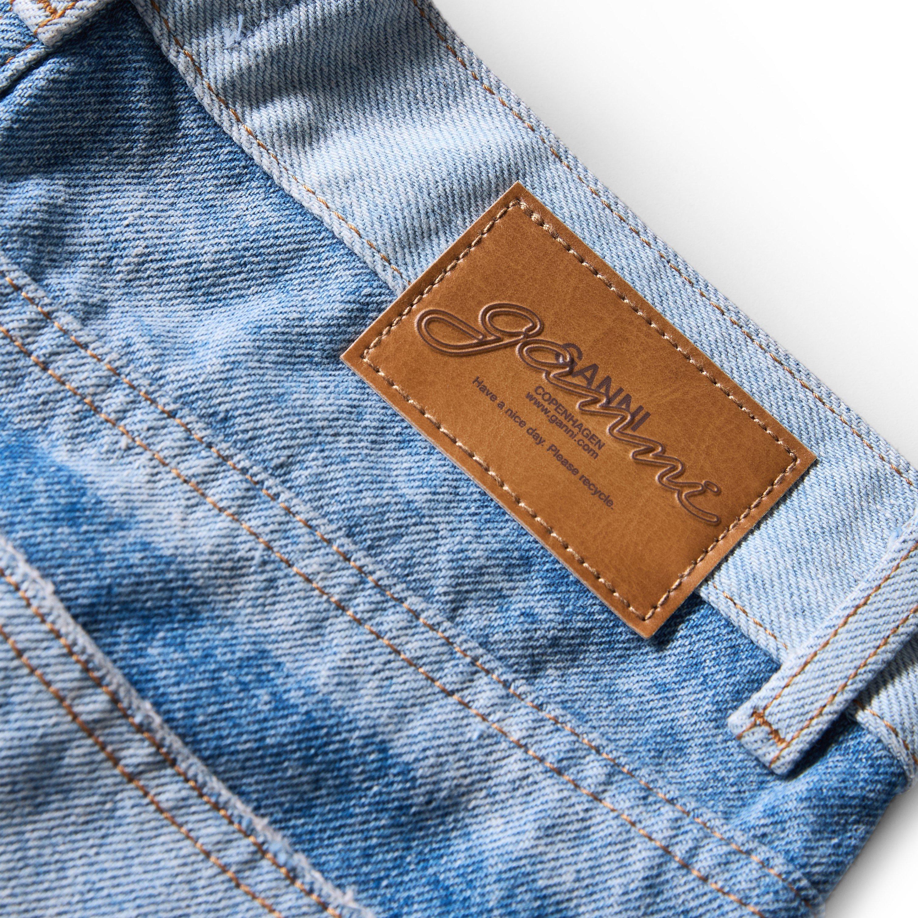 Mid Blu Vintage - Ganni - Women's Wide Leg Jeans - 3