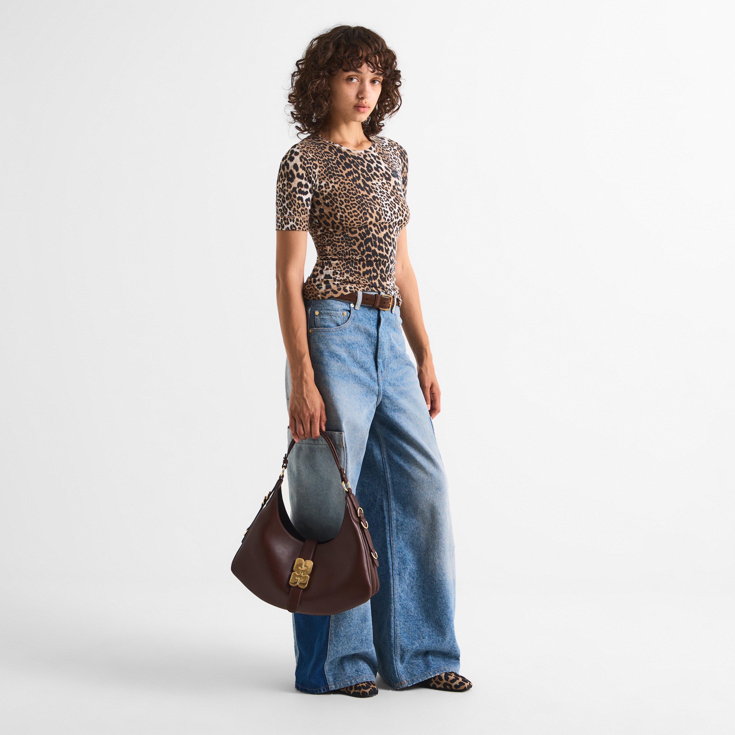 Mid Blu Vintage - Ganni - Women's Wide Leg Jeans - 6