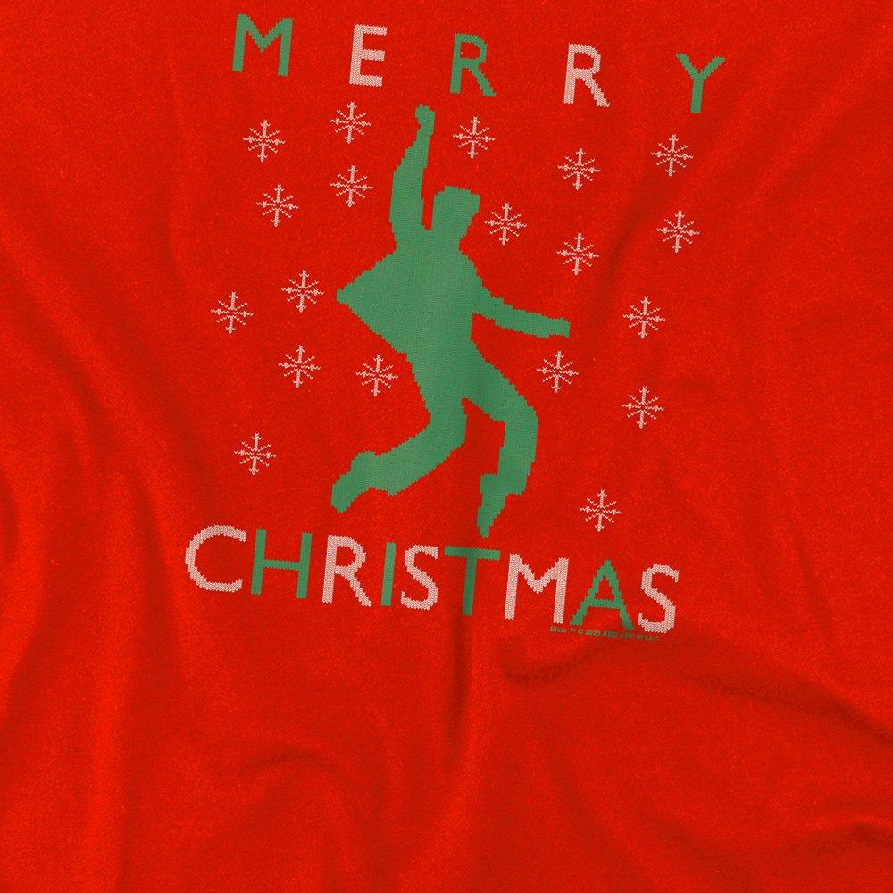 Red - Elvis Presley - Elvis Dancing Ugly Christmas Kids T-Shirt Red - 2