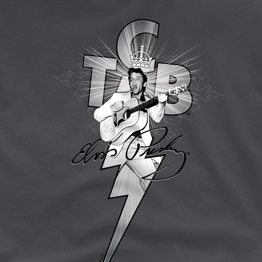 Charcoal - Elvis Presley - Elvis Presley Tcb Ornate Kids T-Shirt Charcoal - 2