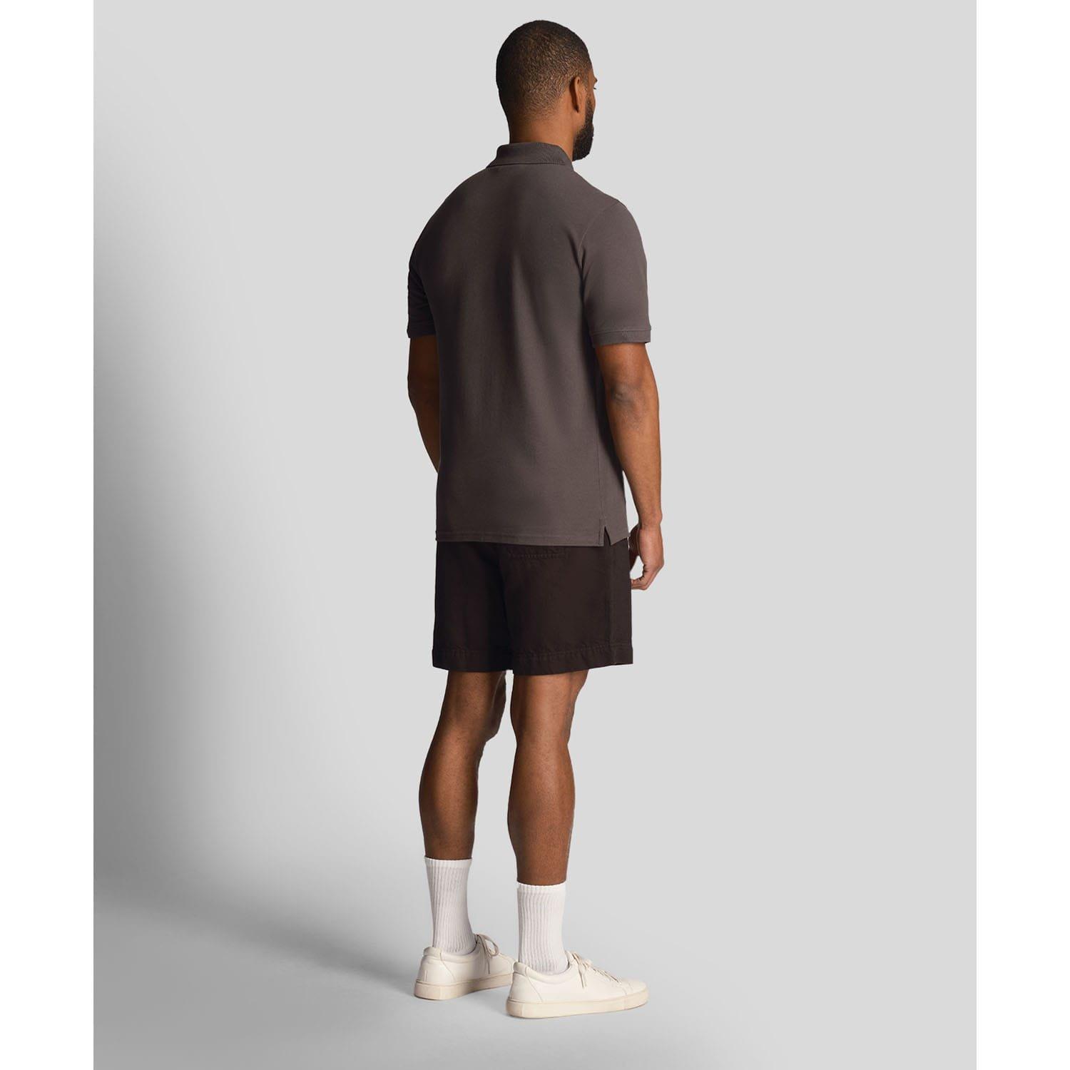 Black - Lyle and Scott - Cotton Linen Shorts - 2