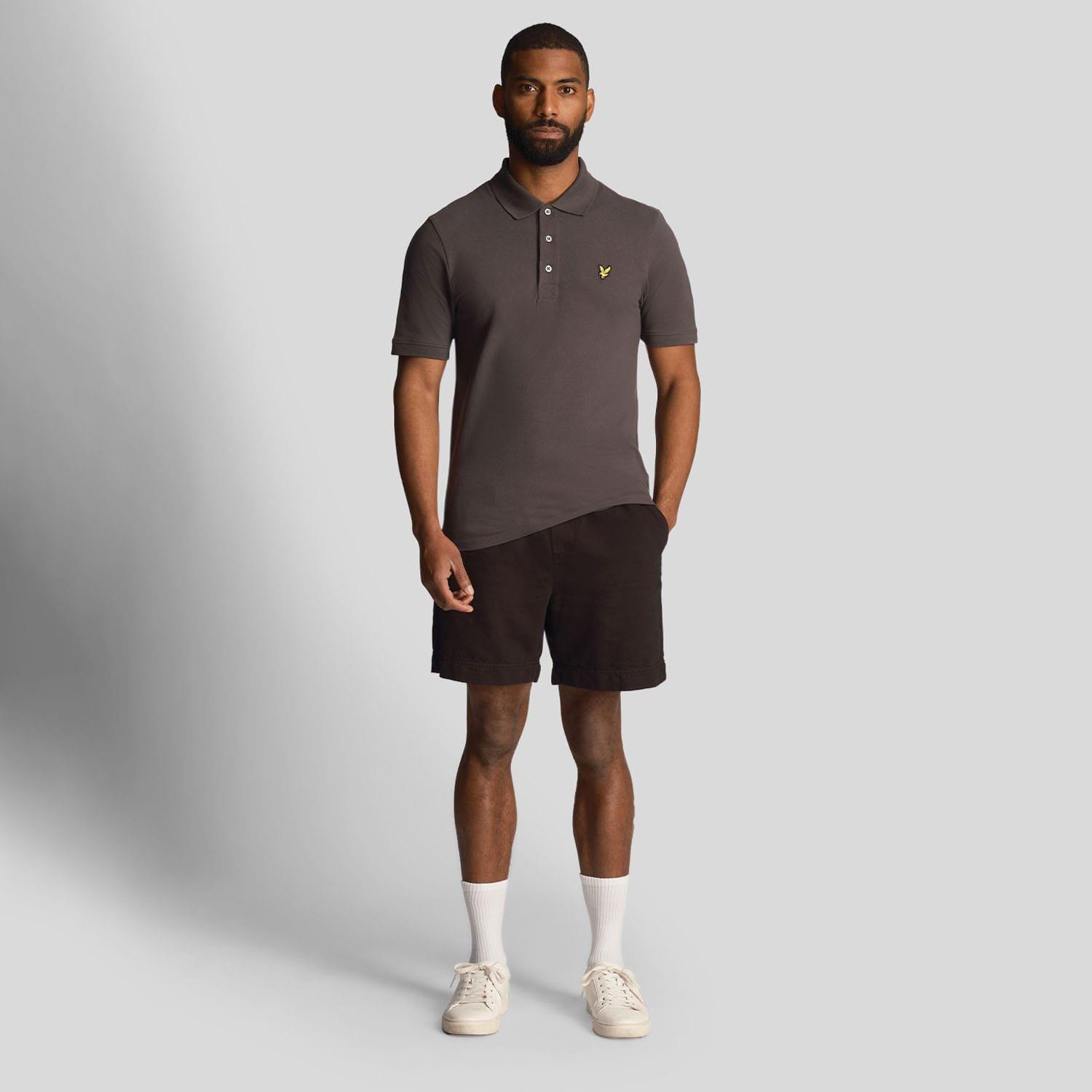 Black - Lyle and Scott - Cotton Linen Shorts - 3