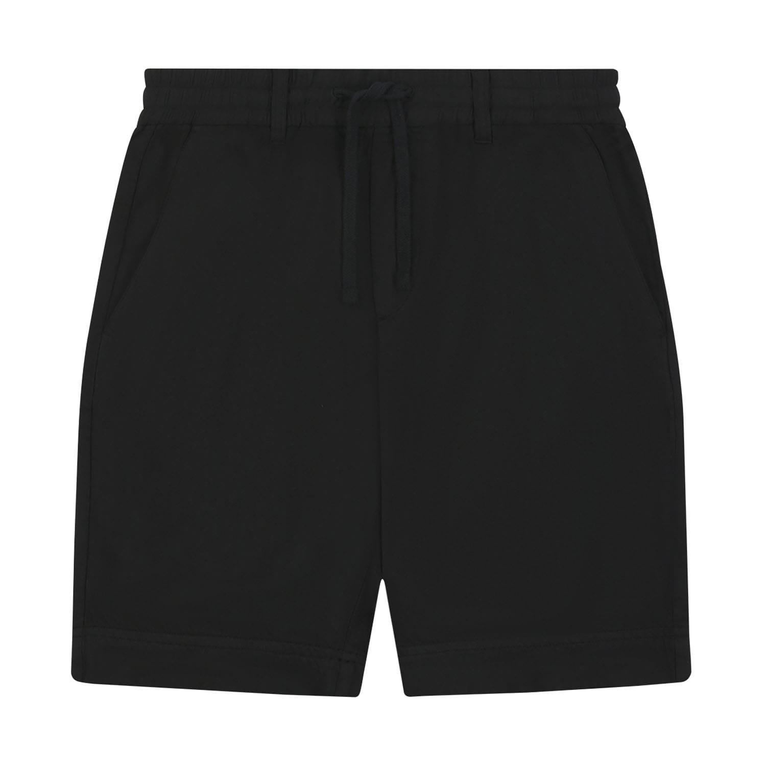 Black - Lyle and Scott - Cotton Linen Shorts - 4