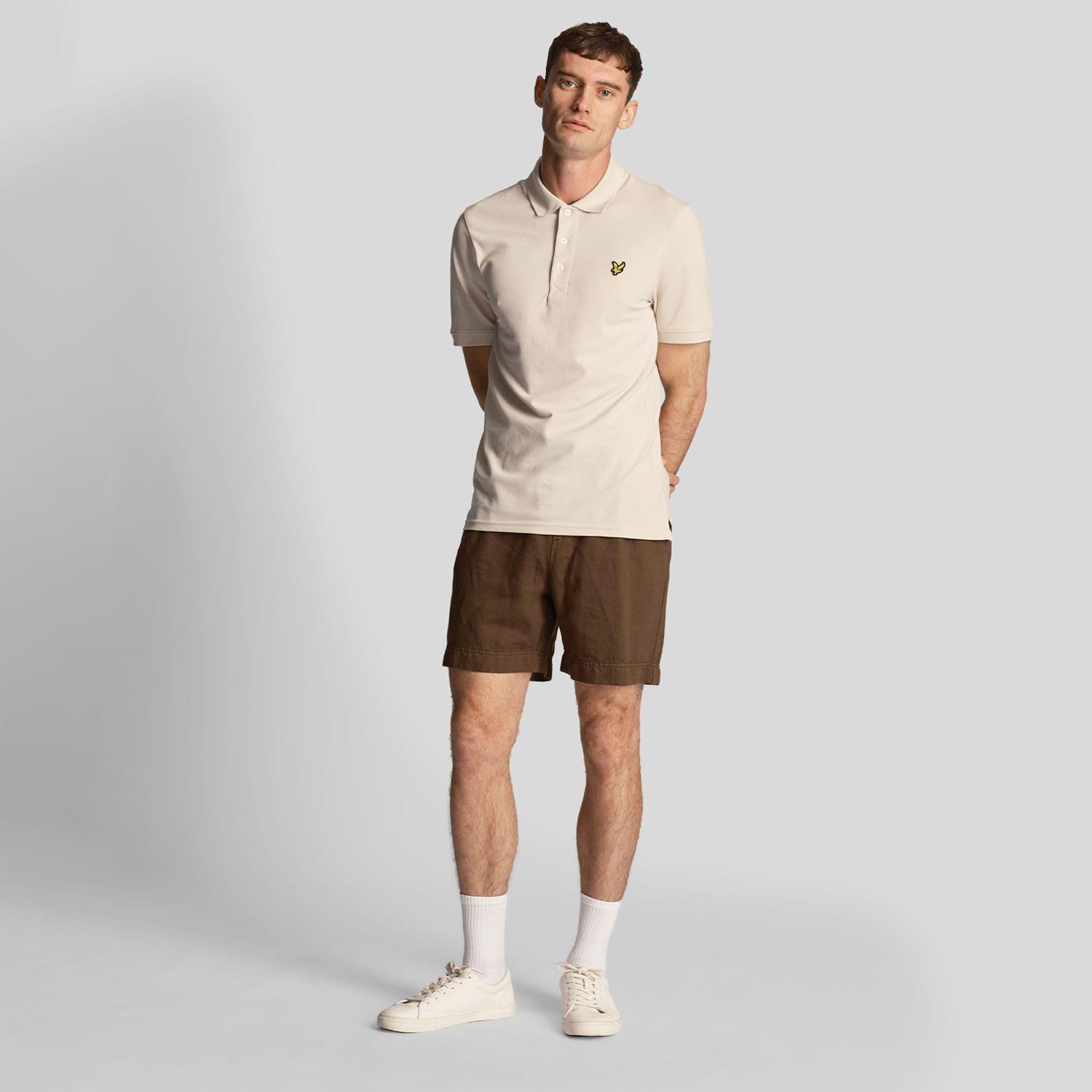 Olive - Lyle and Scott - Cotton Linen Shorts - 2