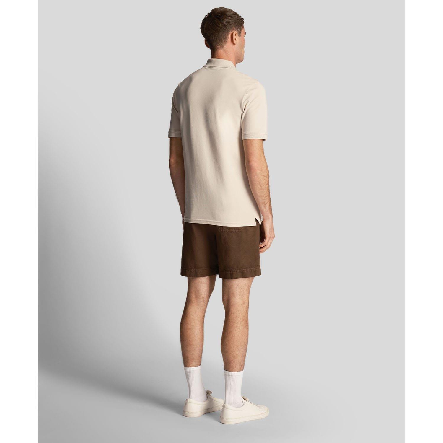 Olive - Lyle and Scott - Cotton Linen Shorts - 3